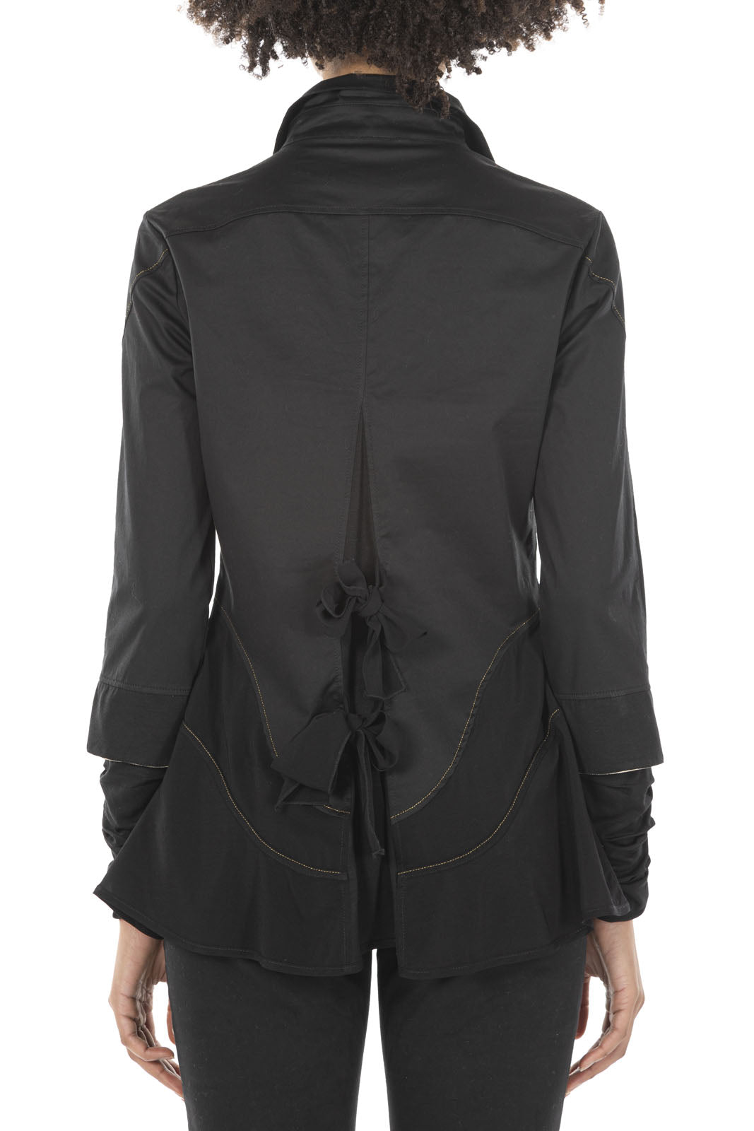 Elisa Cavaletti - Long-Sleeve Button Blouse