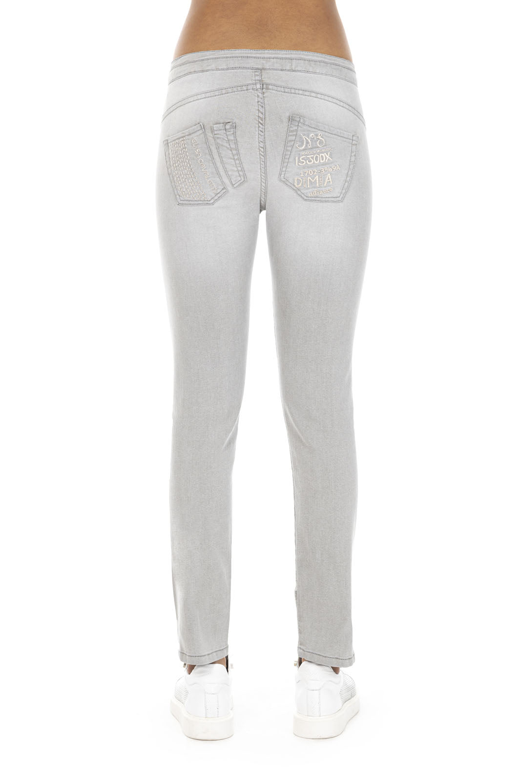 Elisa Cavaletti - Grey Denim Trousers