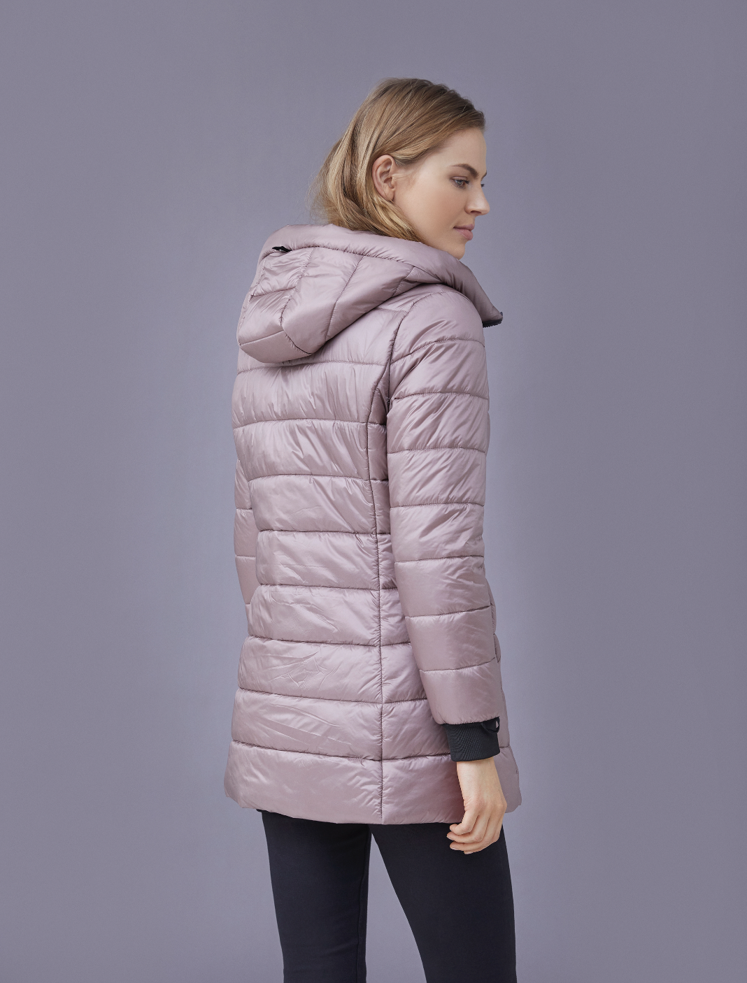 Junge - Mauve Puffer Jacket