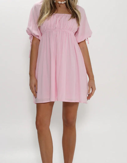 Liana Puff Sleeve Mini Dress