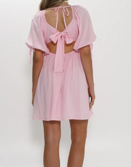 Liana Puff Sleeve Mini Dress