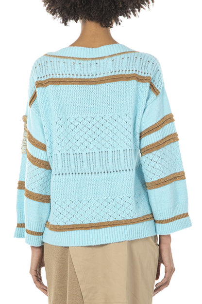 Elisa Cavaletti - Turquoise Knit Sweater